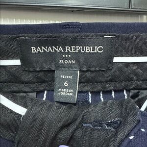Banana Republic Sloan Petite Pants in Navy